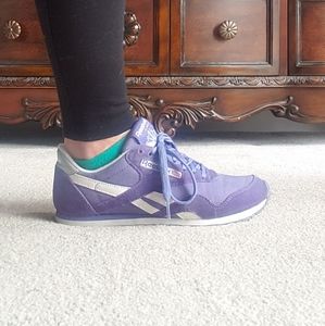 Reebok Classic Slim Pop, Purple Sixe 7.5 womens, used, Good condition!